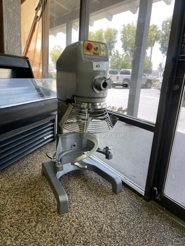 Spar 30QT Mixer 30 qt. Commercial Planetary Floor Baking Mixer with Guard and Timer NSF 220 volt No Bowl no attachments Tested and Working! - Image 2 of 7