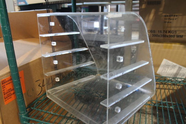 Clear Poly Countertop Cookie Dry Display Case. - Image 3 of 3