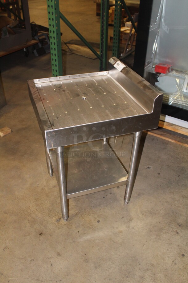 NEW! Select Stainless Commercial Stainless Steel Underbar Drainboard. 24x24x34.5 - Image 2 of 4