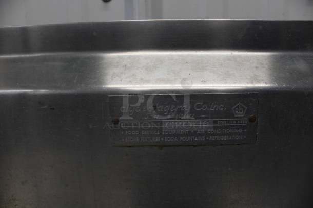Stainless Steel Commercial 2 Tier Counter w/ Backsplash and 2 Under Shelves on Commercial Casters. 32x35x48 - Image 7 of 7