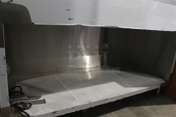 BRAND NEW SCRATCH AND DENT! CustomCool FDM-78SC Stainless Steel Commercial Refrigerated Buffet Station w/ Under Shelf. 115 Volts, 1 Phase. Tested and Working! - Image 4 of 5