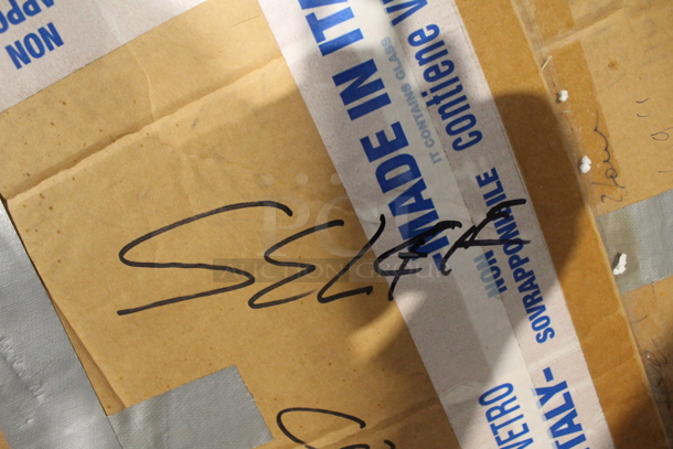 Box of Tan Metal Pieces. - Image 4 of 5