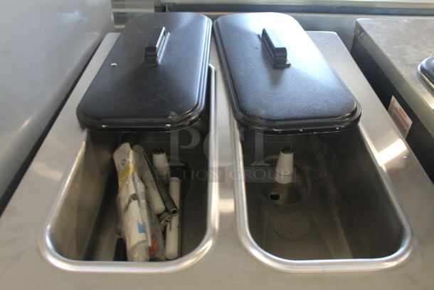 2012 Taylor C723-33 Stainless Steel Commercial Water Cooled Floor Style 2 Flavor w/ Twist Soft Serve Ice Cream Machine on Commercial Casters. 208-230 Volts, 3 Phase. - Image 8 of 11