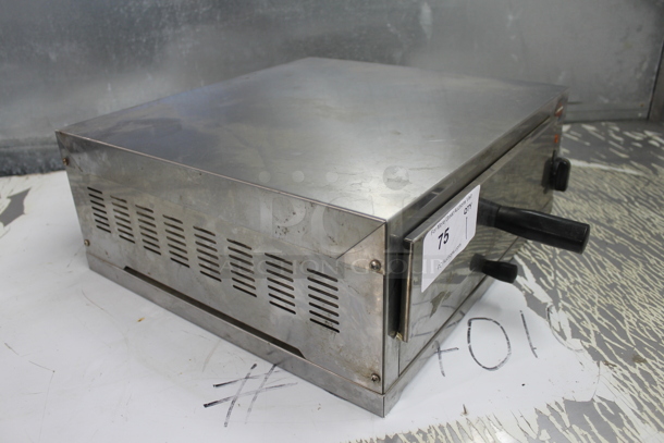 Sirman Forno Pizza Stainless Steel Commercial Countertop Electric Powered Pizza Oven. 230 Volts, 1 Phase.  - Image 3 of 9