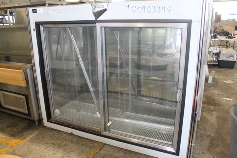 CustomCool BW78 Metal Commercial 2 Door Cooler Merchandiser. 115 Volts, 1 Phase. Does Not Come w/ Remote compressor. 