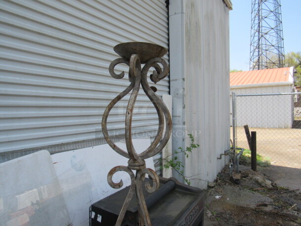 One AWESOME Metal Candle Holder. - Image 2 of 3