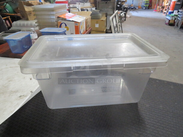 One 5 Gallon Food Storage Container With Lid. - Image 1 of 1
