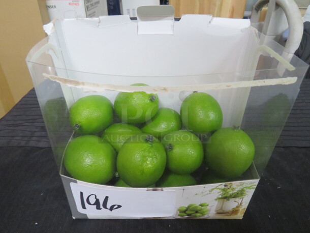 One Lot of 17 Poly Limes.