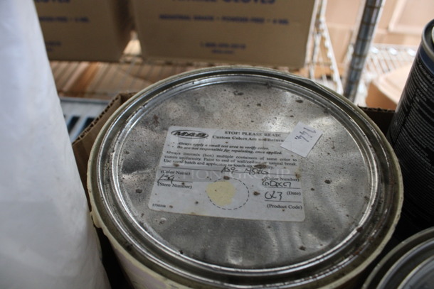 ALL ONE MONEY! Lot of Various Cans Including Paint and Polyurethane Interior.  - Image 5 of 6