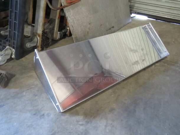 One Stainless Steel Wall Mount Shelf. 36X12X12 - Image 1 of 1