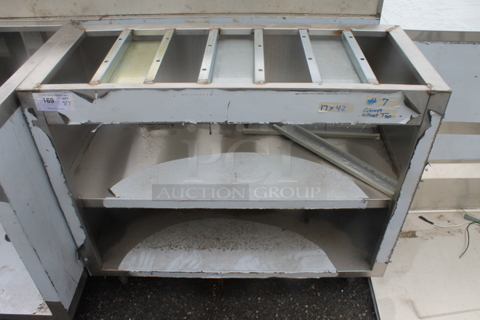 BRAND NEW SCRATCH AND DENT! Stainless Steel Commercial Table Frame w/ Under Shelf.