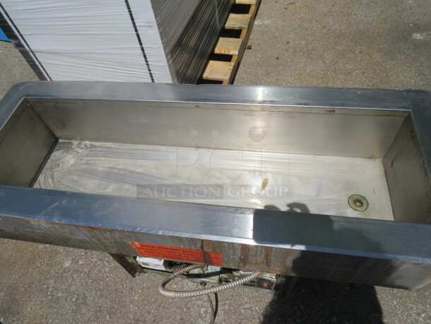 One SS Duke Refrigerated Drop In Cold Well With Drain. Model# ADI-2MDSL-M. 115 Volt. 48X18X23. $4098.60 - Image 2 of 2