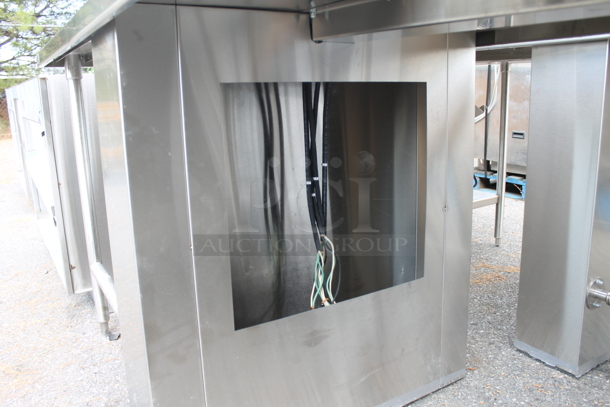 BRAND NEW! Stainless Steel Commercial Table w/ Sink Bay, Faucet, Handles and Under Shelf. Bay 24x20 - Image 12 of 12