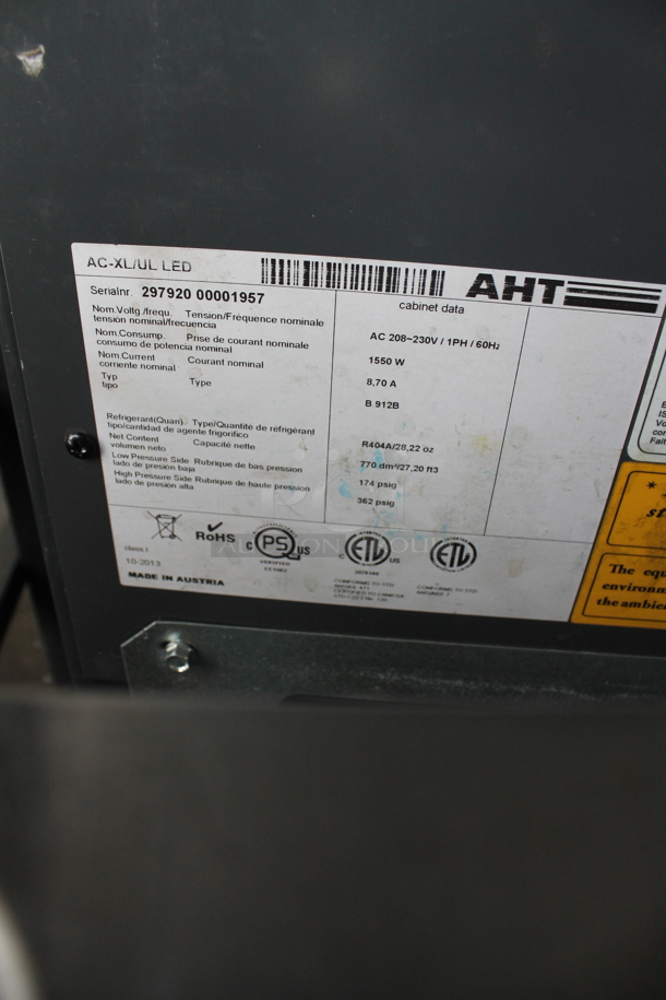 AHT AC-XL/UL LED Metal Commercial Open Grab N Go Merchandiser w/ Metal Shelves. 208-230 Volts, 1 Phase.  - Image 6 of 6