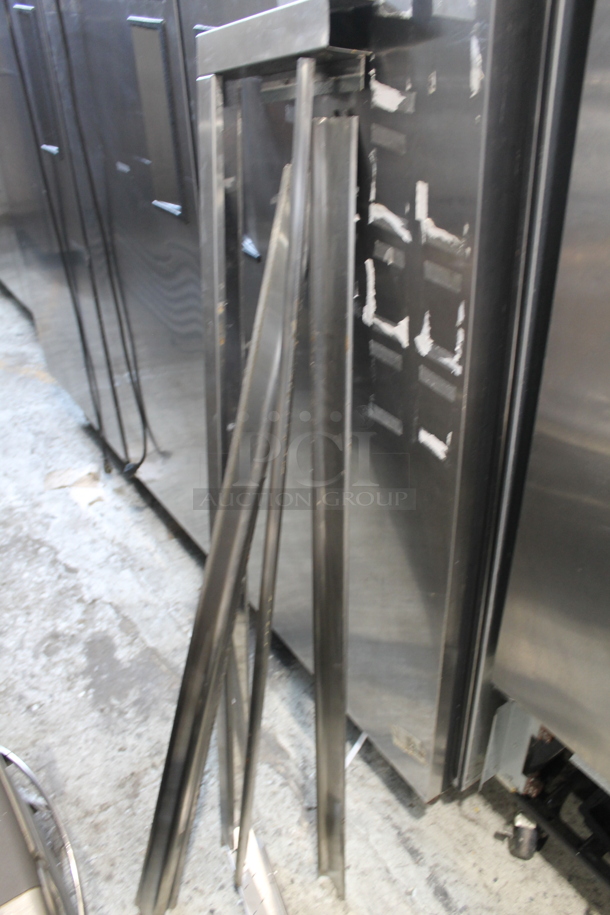 2014 True T-49F ENERGY STAR Stainless Steel Commercial Two Door Reach In Freezer w/ Poly Coated Racks on Commercial Casters. 115 Volts, 1 Phase. Tested and Working! - Image 5 of 8