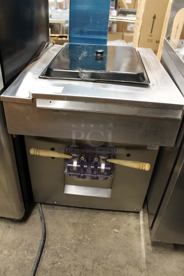 Carpigiani 193/BAR/USA-AVI P Stainless Steel Commercial Countertop Water Cooled 2 Flavor w/ Twist Soft Serve Ice Cream Machine. 208-230 Volts, 3 Phase. 