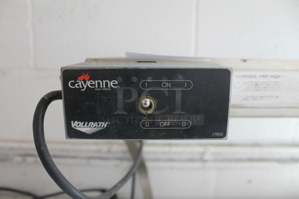 Vollrath Cayenne Commercial Stainless Steel Electric Radiant Strip Heater On Stand. 120V. Tested and Working! - Image 2 of 6