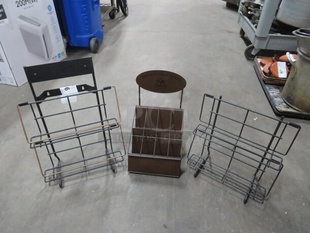 Assorted Metal Display Racks. 3XBID - Image 1 of 1