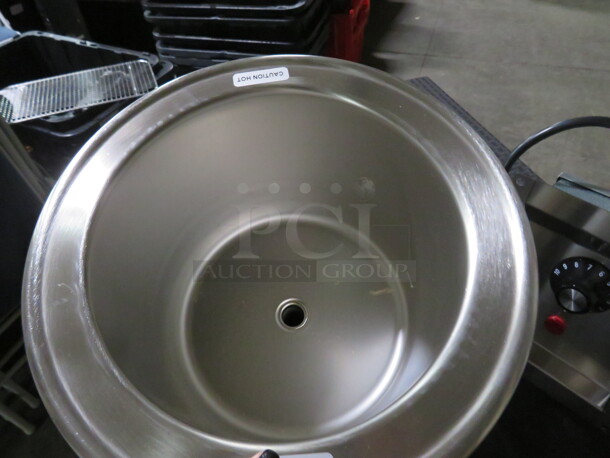 One NEW Vollrath Drop In Soup Warmer. #36421-0. 120 Volt.  - Image 2 of 3