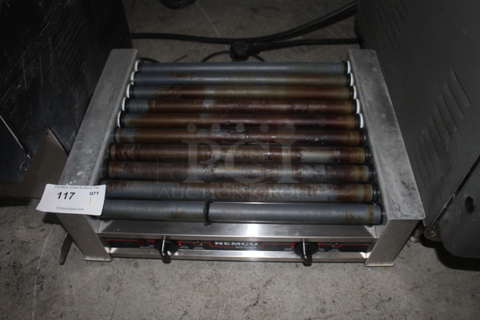 2018 Nemco 8027SX Stainless Steel Commercial Countertop Hot Dog Roller. 120 Volts, 1 Phase. Tested and Working!