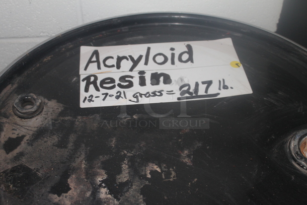 ALL ONE MONEY! Lot of 22 Barrels; Hexylene Glycol, Benzyl Alcohol, Acryloid Resin. BUYER MUST REMOVE. - Image 11 of 12