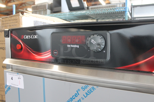 BRAND NEW SCRATCH AND DENT! CresCor H137SUA9D Stainless Steel Commercial Single Door Reach In Warming Holding Cabinet. 120 Volts, 1 Phase. Tested and Working! - Image 4 of 7