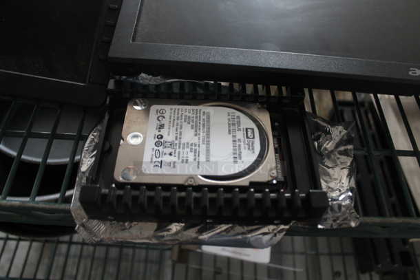 ALL ONE MONEY! Lot of 2 Computer Monitors; Acer V206hQL 20" and Dell E1913c 19" and 1 Hard Drive. - Image 2 of 8