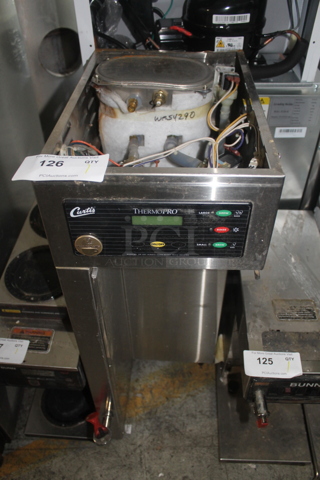 Curtis TP2S10A3140 Stainless Steel Commercial Coffee Machine w/ Hot Water Dispenser. 220 Volts, 1 Phase. 