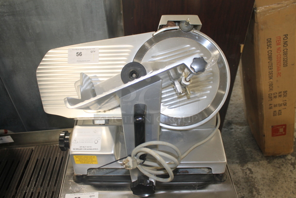 Univex 6512 Commercial Stainless Steel Electric Countertop Manual Slicer. 115, 1 Phase. Tested and Working!