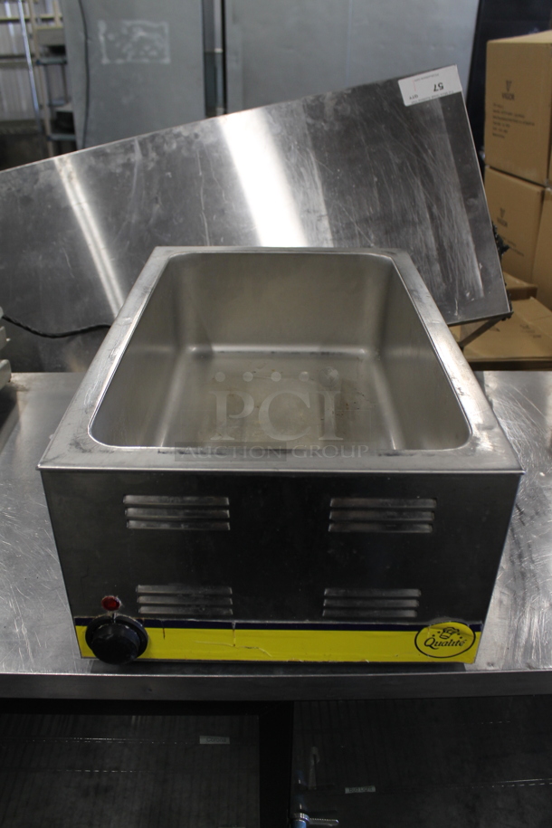 Qualite Stainless Steel Commercial Food Warmer. 120 Volts, 1 Phase. Tested and Working!