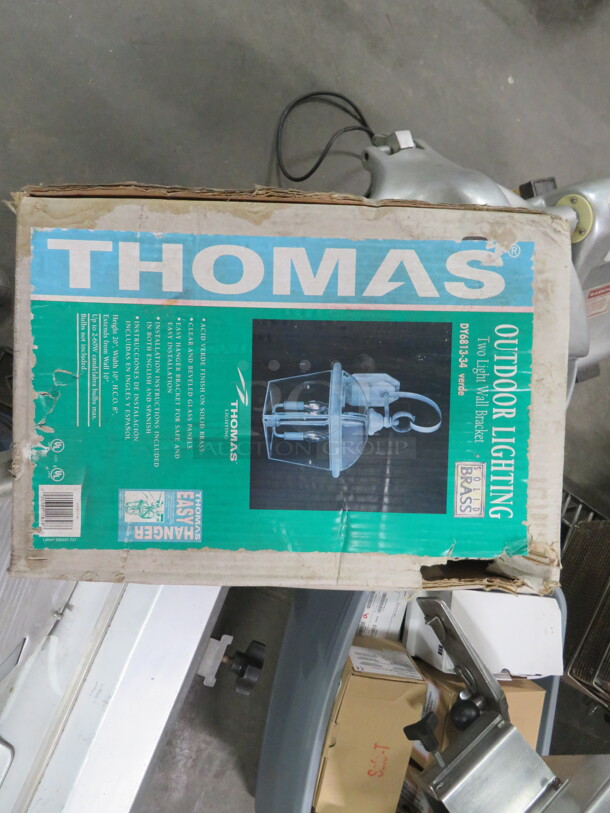One Thomas 2 Light Outdoor Wall Liamp.