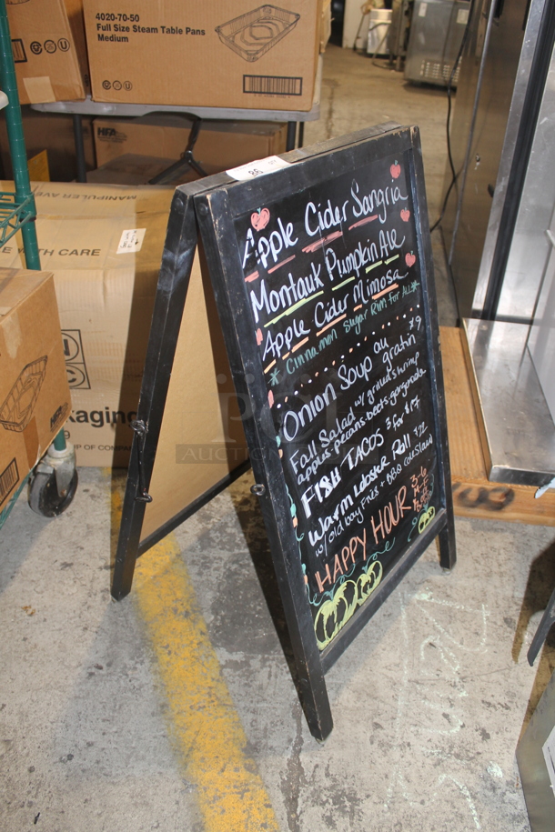 A-Frame Floor Standing Marker Board, Black - Image 2 of 3