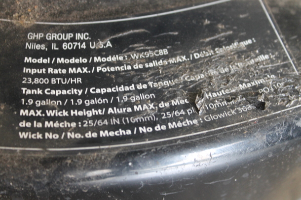 Dyna-Glo WK95C8B Metal Propane Gas Powered Heater. - Image 5 of 5