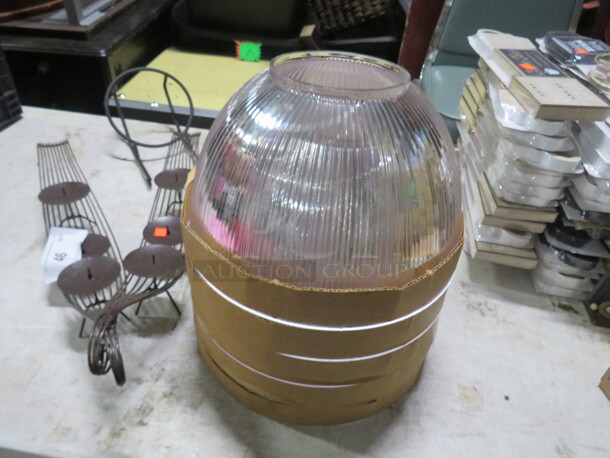 NEW Clear Glass Globes. 5XBID - Image 1 of 1