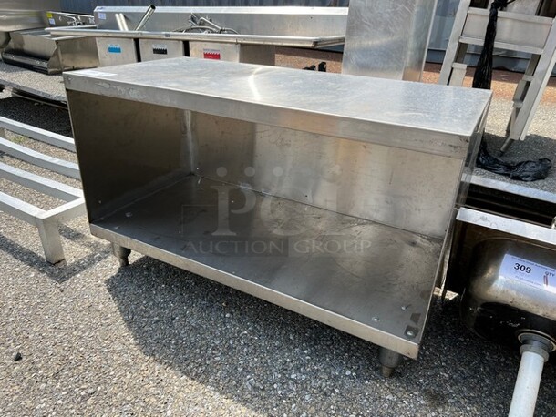 Stainless Steel Counter w/ Under Shelf. 37x18x23 - Image 2 of 4