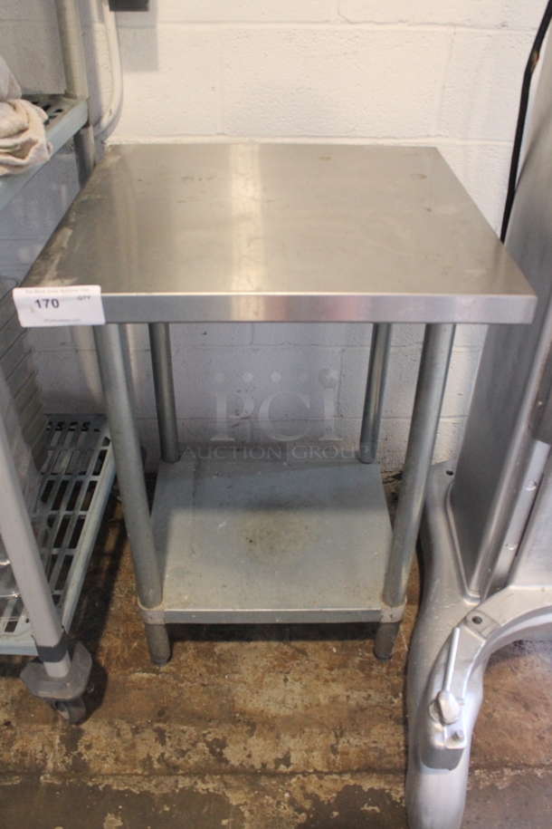 Stainless Steel Commercial Table w/ Under Shelf. - Image 1 of 3