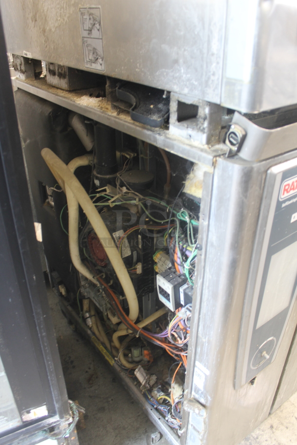 2 Rational SCC WE 62 / SCC WE 102 Self Cooking Center Commercial Stainless Steel Combi Oven With Steel Pan Racks on Commercial Casters. 480V, 3 Phase. 2 Times Your Bid!  - Image 6 of 8