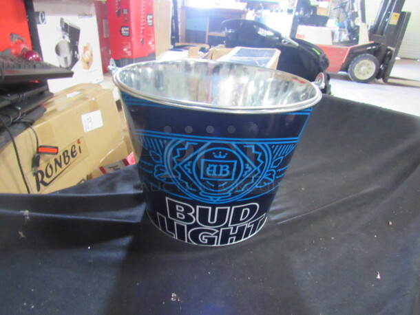 NEW Bud Light Beer Bucket. 5XBID