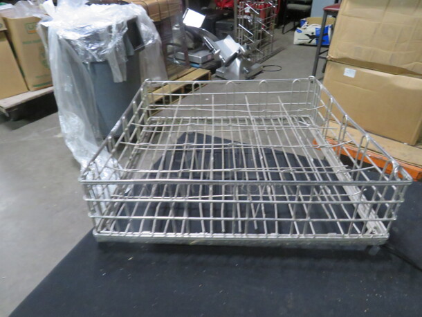 One Stainless Steel Dishwasher Rack.