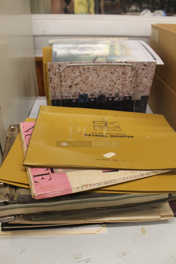 Globe Werner White Metal 3 Drawer Filing Cabinet w/ Contents. BUYER MUST REMOVE. - Image 4 of 7