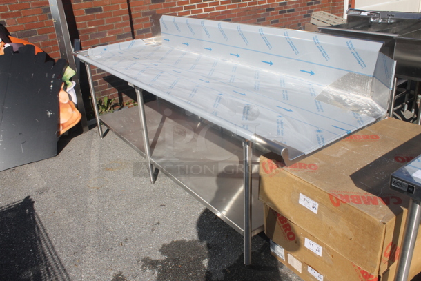 BRAND NEW! Vollrath Commercial Stainless Steel Work Table With Undershelf On Galvanized Legs. - Image 3 of 4