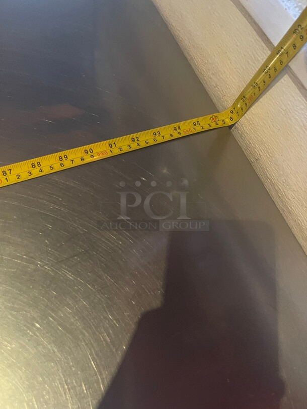 Clean! Stainless Steel 96 inch Table NSF  - Image 5 of 7
