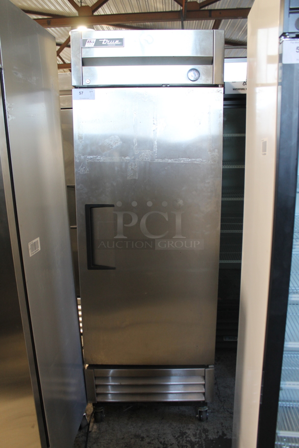 2017 True T-19F Stainless Steel Commercial Single Door Reach In Freezer w/ Poly Coated Racks. 115 Volts, 1 Phase. Tested and Powers On But Does Not Get Cold - Image 5 of 5