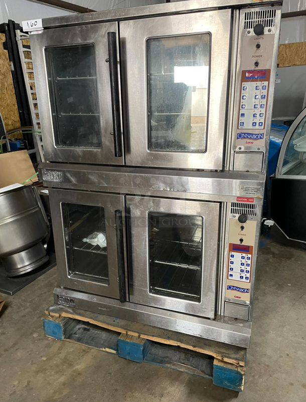 Beautiful Double Stack Electric Convection Oven LANG, on casters. - Image 1 of 7