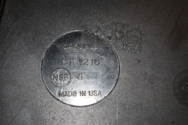 Carlisle CT1216 Cafe 12" x 16" Black Standard Plastic Fast Food Trays.

29x Your Bid - Image 2 of 2