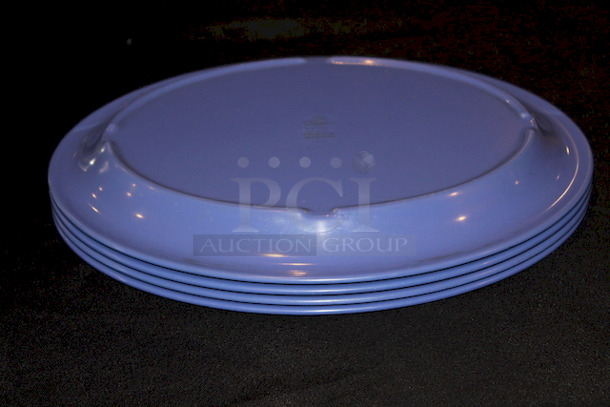 VERY NICE! G.E.T OP-135-PB Diamond Mardi Gras 13 1/2" x 10 1/4" Peacock Blue Oval Melamine Platter.
4x your Bid
 - Image 5 of 6