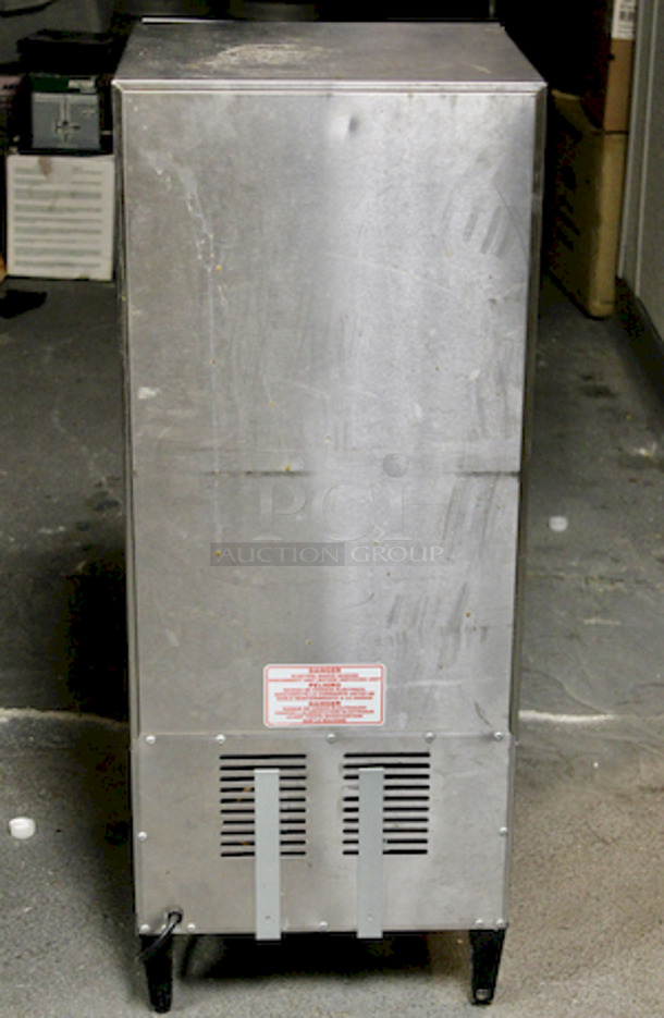 BEAUTIFUL! Silver King Single Valve Milk Dispenser With Platform SKMAJ1. In Working Order. 
15-1/2"W x 17-1/8"D x 39-1/2"H - Image 3 of 6