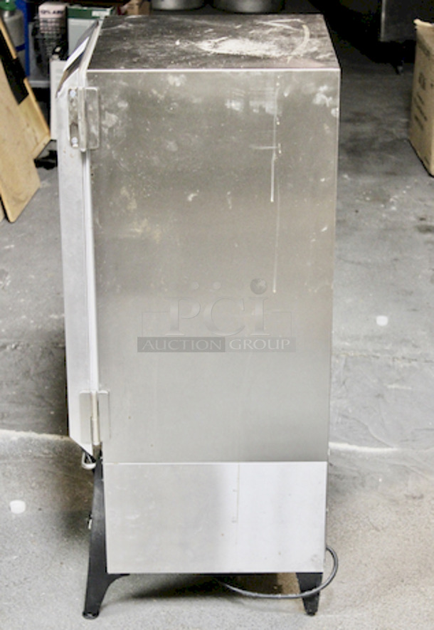 BEAUTIFUL! Silver King Single Valve Milk Dispenser With Platform SKMAJ1. In Working Order. 
15-1/2"W x 17-1/8"D x 39-1/2"H - Image 4 of 6