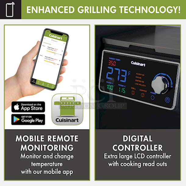 NEW IN THE BOX! Cuisinart Clermont Pellet & Grill Smoker. 
64.17 x 30.67 x 58.86 Inches - Image 9 of 9