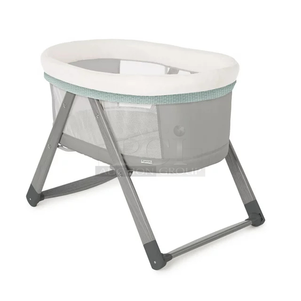 Ingenuity Wood Foldaway Rocking Baby Bassinet Classic - Wallace. 3x Your Bid.  37.00 x 23.25 x 28.00 Inches